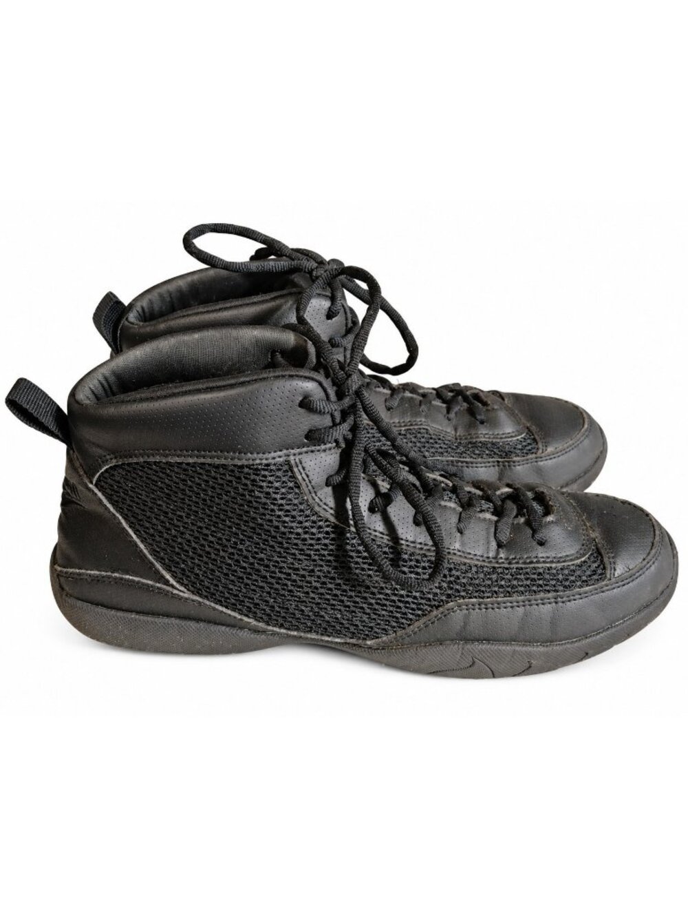 No Limit V-Ro Black Women's 9.5 Eu 40.5 Black Cheer Wrestling Lace Up Shoes